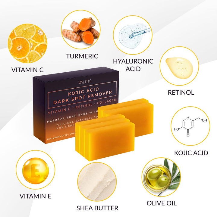 DermaGlow | Kojic Acid Dark Spot Remover Soap