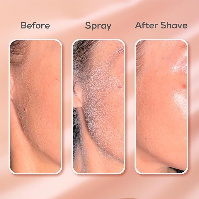 GlowSleek | spray for facial hair removal
