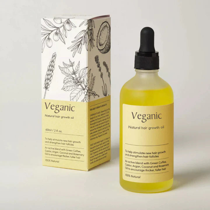GrowthGlow |  Plant-based formula with 10+ oils for intense hydration and protection