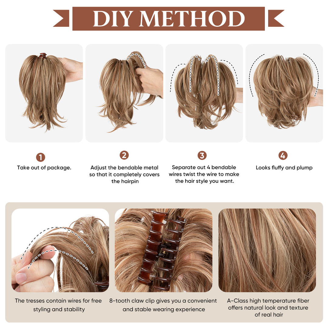 VoluKnot | Instant volume and style with a handmade ponytail holder